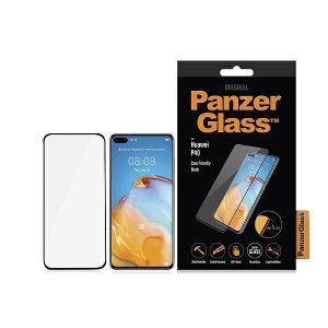 Szkło hartowane PanzerGlass E2E Super+ Huawei P40 Case Friendly czarny/blac