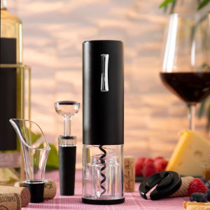 Bezprzewodowy Elektryczny Korkociąg z Akcesoriami do Wina Corklux