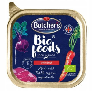 Butcher'S BIO Foods Karma dla psa z wołowiną 150g