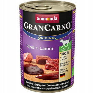 ANIMONDA Grancarno Adult wołowina jagnięcina 400g