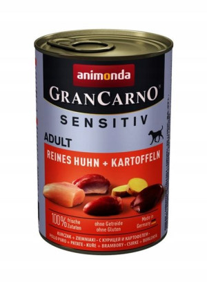 ANIMONDA Grancarno Sensitiv kurczak z ziem. 400g