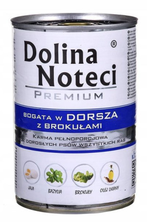 DOLINA NOTECI Premium dorsz z brokułami 400g