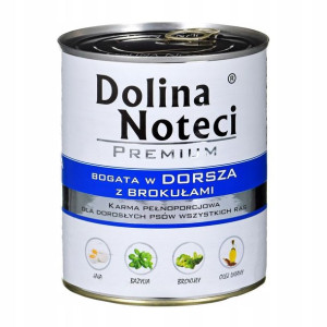 DOLINA NOTECI Premium dorsz z brokułami 800g