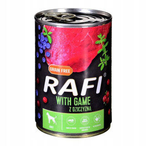 DOLINA NOTECI Rafi z dziczyzną, żurawiną 400g