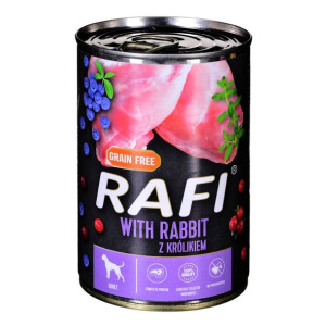 DOLINA NOTECI Rafi z królikiem, żurawiną 400g