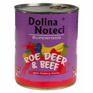 DOLINA NOTECI Superfood z sarną i wołowiną - 400g