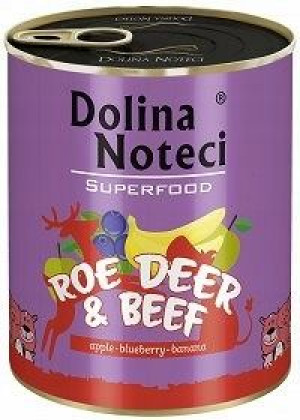 DOLINA NOTECI Superfood z sarną i wołowiną -800g