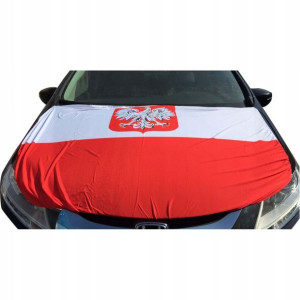 Pokrowiec na maskę flaga Polska