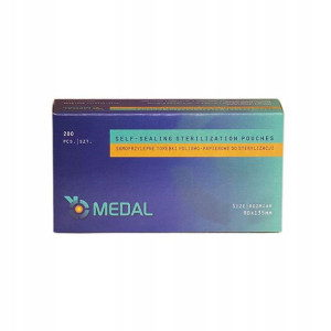 Torebki do sterylizacji 90 x 135mm Medal - 200 szt