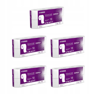 5x Papier VelvetCARE Expert 3 warstwowy 8 rolek