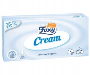 Foxy Chusteczki higieniczne CREAM Mega Delikatne