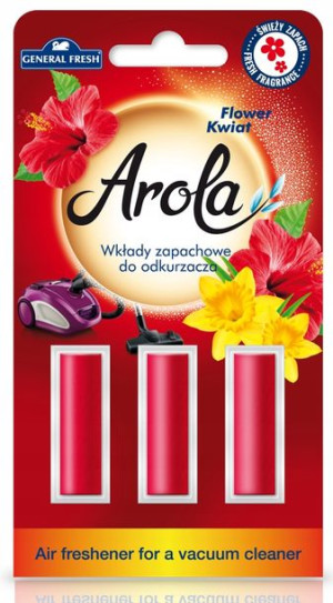 Zapach do odkurzacza KWIATOWY General Arola 3szt