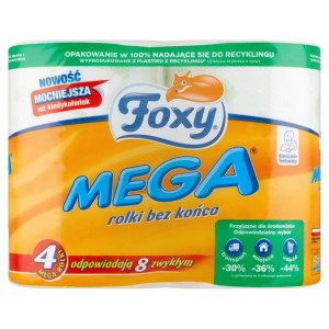 Foxy MEGA papier toaletowy JAKOŚĆ 3 Warstwy