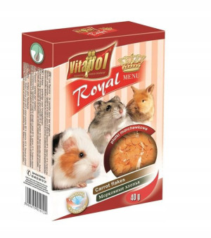 VITAPOL Menu płatki marchewka dla gryzoni 40g