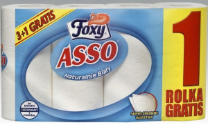 Foxy Asso 3+1 Ręcznik Papierowy Kuchenny Jakość