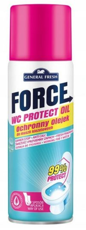 ochronny olejek do WC 200ml GENERAL FRESH FORCE