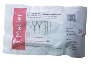 Zestaw do infuzji grawitacyjnej 20 sztuk Metier