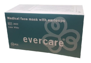 Maseczka medyczna SUPER JAKOŚĆ Evercare 50 sztuk
