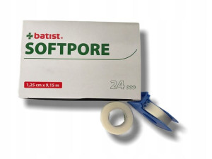 PRZYLEPIEC WŁÓKNINOWY Softpore 1,25cmx9,15m 24 szt