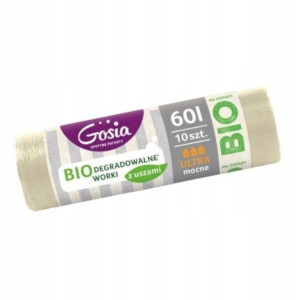 Gosia worki BIO z uszami 60 l Białe