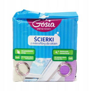 Gosia - Ścierki z mikrofibry do mycia okien /2sz