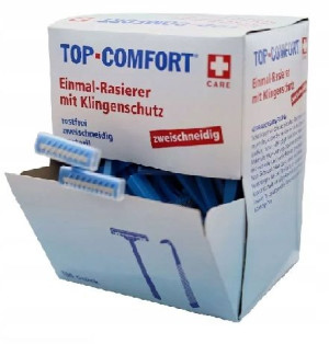 Jednorazowa golarka z dwoma ostrzami Top-Comfort