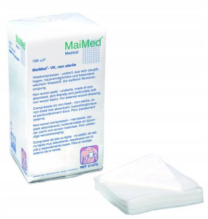 MaiMed VK Kompres włókninowy 4w 5cm x 5cm x100 szt