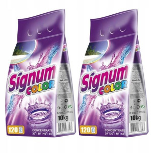 Proszek Do Prania Signum Color Zestaw 2x10kg