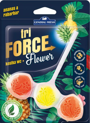 GENERAL zawieszka WC Tri-Force Fl Ananas-Rabarbar
