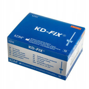 Kaniula dożylna KD-FIX 14G 2,1 (pomarańczowa) 50
