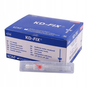 KANIULA wenflon KD-FIX G20 1,1 x 32 mm RÓŻOWA