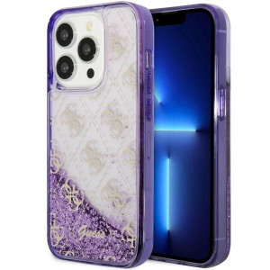 Etui Guess GUHCP14LLC4PSGU Apple iPhone 14 Pro purpurowy/purple hardcase Li