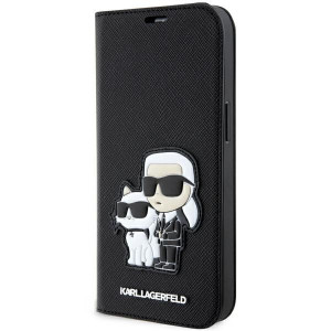 Etui Karl Lagerfeld KLBKP14LSANKCPK Apple iPhone 14 Pro bookcase czarny/bla