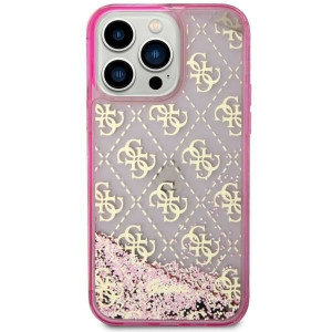 Etui Guess GUHCP14SLC4PSGP Apple iPhone 14 różowy/pink hardcase Liquid Glit