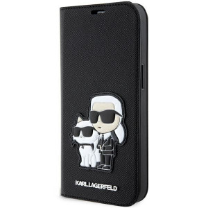 Etui Karl Lagerfeld KLBKP14XSANKCPK Apple iPhone 14 Pro Max bookcase czarny