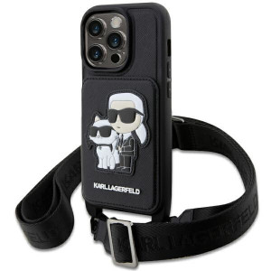 Etui Karl Lagerfeld KLHCP14LCSAKCPMK Apple iPhone 14 Pro hardcase czarny/bl