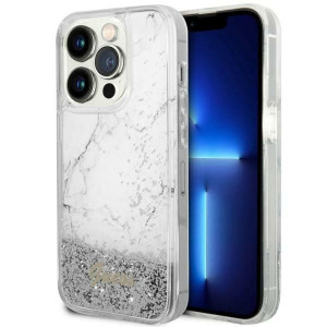 Etui Guess GUHCP14XLCSGSGH Apple iPhone 14 Pro Max biały/white hardcase Liq