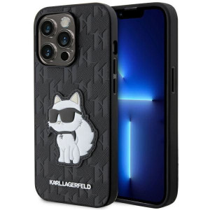 Etui Karl Lagerfeld KLHCP14LSAKHPCK Apple iPhone 14 Pro czarny/black Saffia