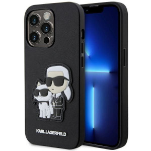 Etui Karl Lagerfeld KLHCP14LSANKCPK Apple iPhone 14 Pro hardcase czarny/bla