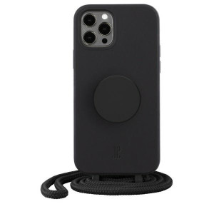 Etui Just Elegance PopGrip Apple iPhone 12 Pro Max czarny/black 30161 AW/SS