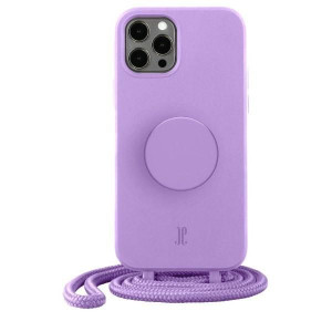 Etui Just Elegance PopGrip Apple iPhone 12/12 Pro lawendowy/lavendel 30160