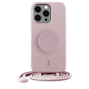 Etui Just Elegance PopGrip Apple iPhone 14 Pro jasno różowy/rose breath 301