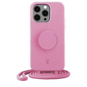 Etui Just Elegance PopGrip Apple iPhone 14 Pro pastelowy różowy/pastel pink
