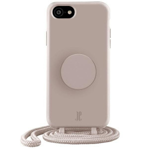 Etui Just Elegance PopGrip Apple iPhone SE 2022/SE 2020/8/7 pastelowy fiole