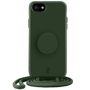 Etui Just Elegance PopGrip Apple iPhone SE 2022/SE 2020/8/7 zielony/greener
