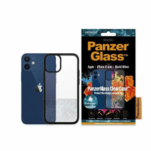 Etui PanzerGlass ClearCase Apple iPhone 12 mini Antibacterial czarny/black