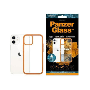 Etui PanzerGlass ClearCase Apple iPhone 12 mini Orange AB