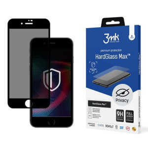 Szkło prywatyzujące na iPhone 8 - 3mk HardGlass Max Privacy