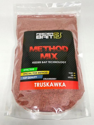Feeder Bait Method Mix Truskawka 800g