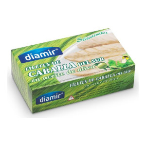 Filety z Makreli południowej Diamir Oliwa z oliwek (125 g)